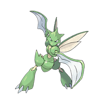 Scyther, Pokémon do tipo Inseto/Voador